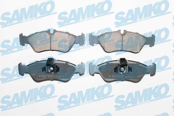 Samko 5SP1611 - Комплект спирачно феродо, дискови спирачки vvparts.bg