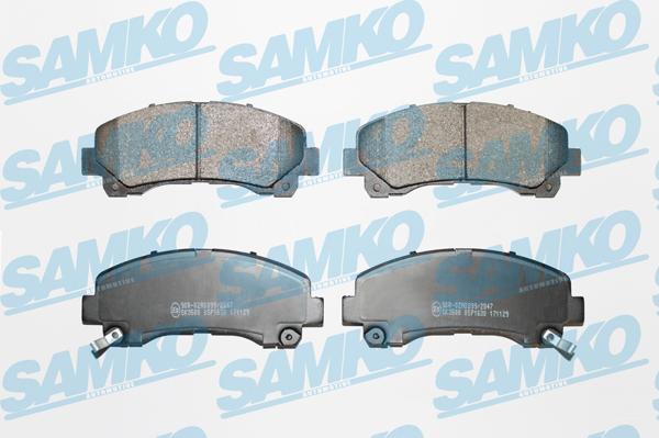Samko 5SP1630 - Комплект спирачно феродо, дискови спирачки vvparts.bg