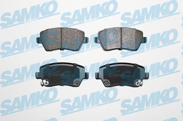 Samko 5SP1621 - Комплект спирачно феродо, дискови спирачки vvparts.bg