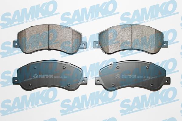 Samko 5SP1679 - Комплект спирачно феродо, дискови спирачки vvparts.bg