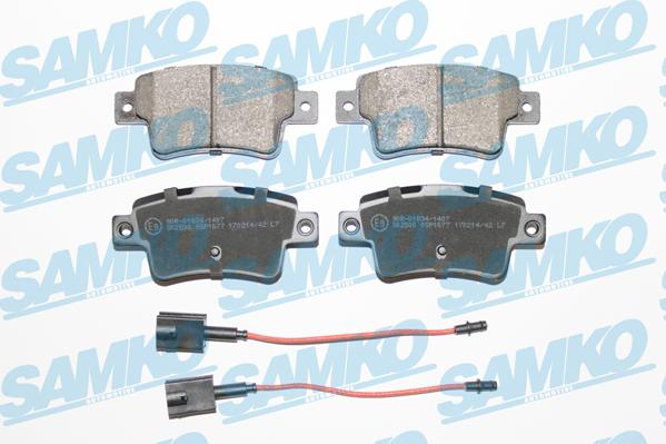 Samko 5SP1677 - Комплект спирачно феродо, дискови спирачки vvparts.bg