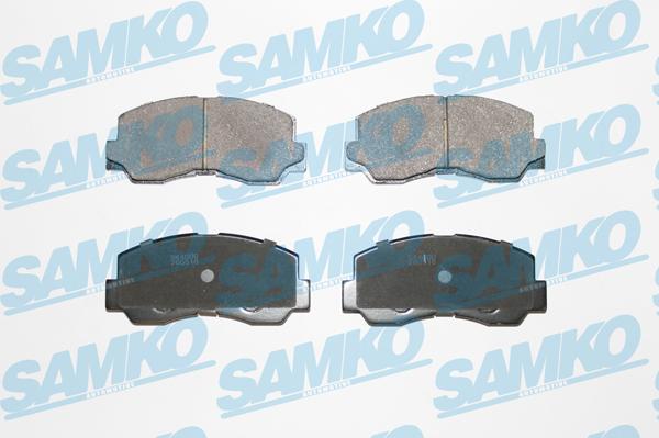 Samko 5SP167 - Комплект спирачно феродо, дискови спирачки vvparts.bg