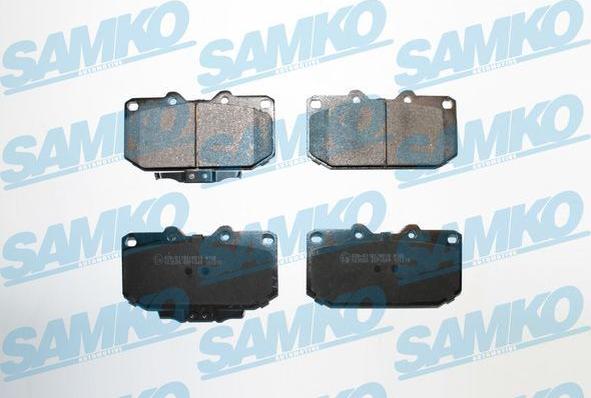 Samko 5SP1049 - Комплект спирачно феродо, дискови спирачки vvparts.bg