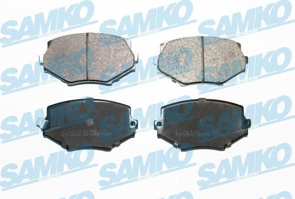 Samko 5SP1043 - Комплект спирачно феродо, дискови спирачки vvparts.bg