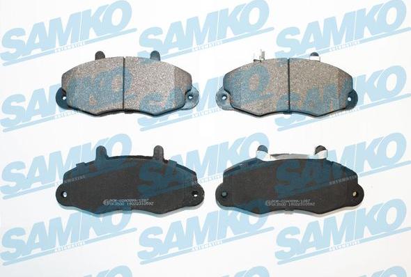 Samko 5SP1059 - Комплект спирачно феродо, дискови спирачки vvparts.bg