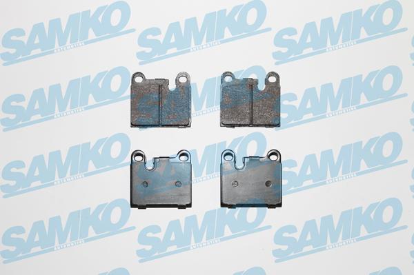 Samko 5SP1057 - Комплект спирачно феродо, дискови спирачки vvparts.bg