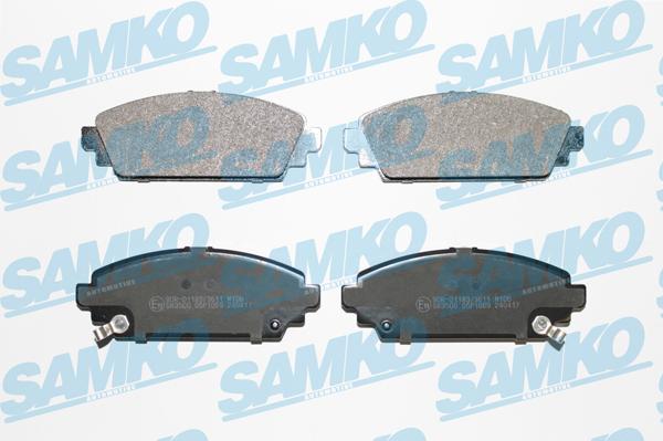 Samko 5SP1069 - Комплект спирачно феродо, дискови спирачки vvparts.bg