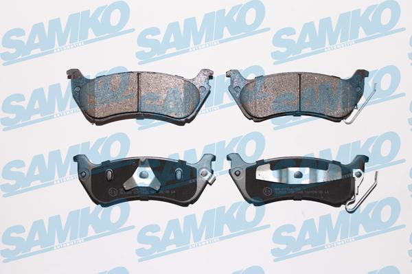 Samko 5SP1065 - Комплект спирачно феродо, дискови спирачки vvparts.bg