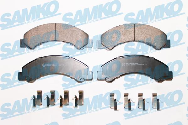 Samko 5SP1063 - Комплект спирачно феродо, дискови спирачки vvparts.bg