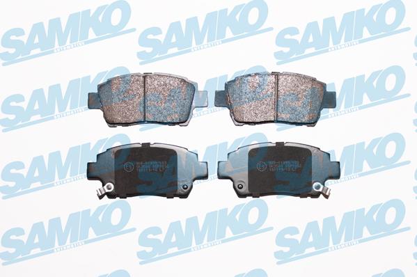 Samko 5SP1062 - Комплект спирачно феродо, дискови спирачки vvparts.bg