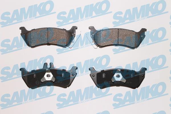 Samko 5SP1000 - Комплект спирачно феродо, дискови спирачки vvparts.bg