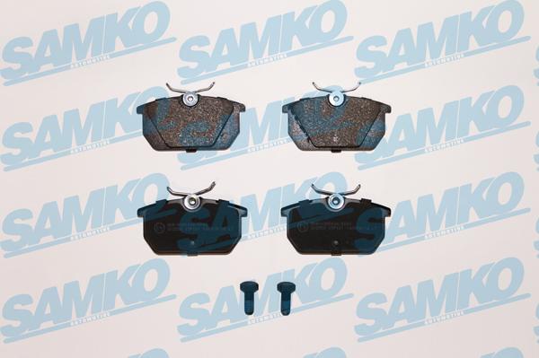 Samko 5SP101 - Комплект спирачно феродо, дискови спирачки vvparts.bg