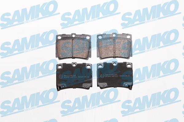 Samko 5SP1029 - Комплект спирачно феродо, дискови спирачки vvparts.bg