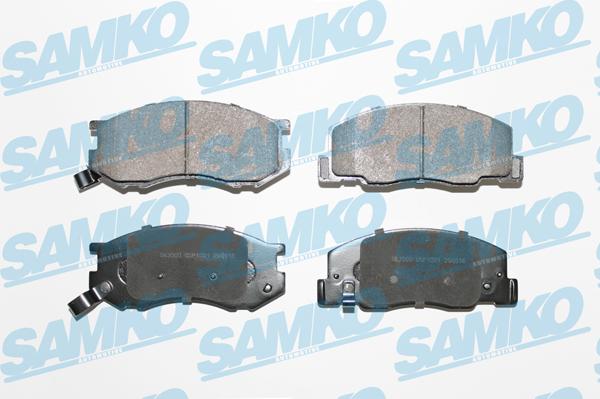 Samko 5SP1021 - Комплект спирачно феродо, дискови спирачки vvparts.bg