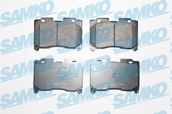 Samko 5SP1023 - Комплект спирачно феродо, дискови спирачки vvparts.bg