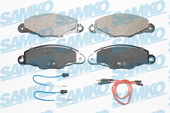 Samko 5SP1140 - Комплект спирачно феродо, дискови спирачки vvparts.bg