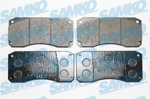 Samko 5SP1153 - Комплект спирачно феродо, дискови спирачки vvparts.bg