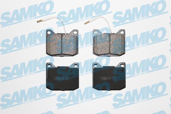 Samko 5SP118 - Комплект спирачно феродо, дискови спирачки vvparts.bg