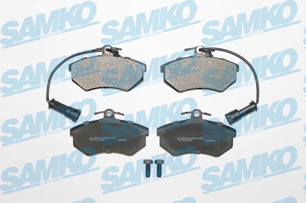 Samko 5SP1137 - Комплект спирачно феродо, дискови спирачки vvparts.bg