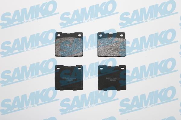 Samko 5SP113 - Комплект спирачно феродо, дискови спирачки vvparts.bg