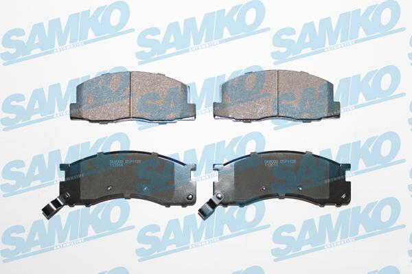 Samko 5SP1126 - Комплект спирачно феродо, дискови спирачки vvparts.bg