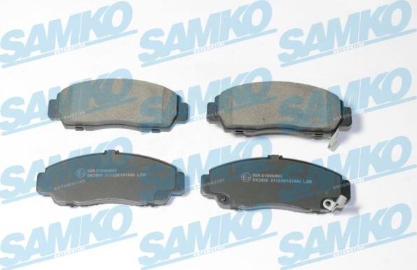 Samko 5SP1840 - Комплект спирачно феродо, дискови спирачки vvparts.bg