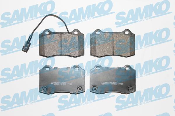 Samko 5SP1855 - Комплект спирачно феродо, дискови спирачки vvparts.bg