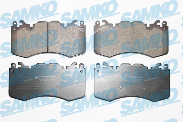 Samko 5SP1885 - Комплект спирачно феродо, дискови спирачки vvparts.bg