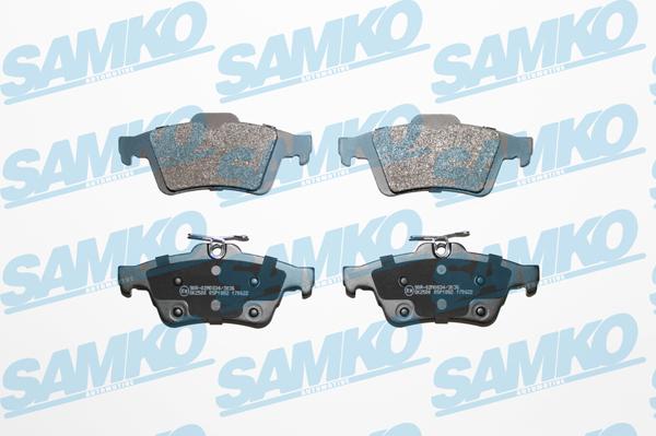 Samko 5SP1882 - Комплект спирачно феродо, дискови спирачки vvparts.bg