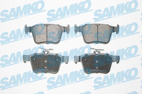 Samko 5SP1835 - Комплект спирачно феродо, дискови спирачки vvparts.bg