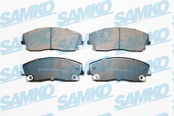 Samko 5SP1399 - Комплект спирачно феродо, дискови спирачки vvparts.bg