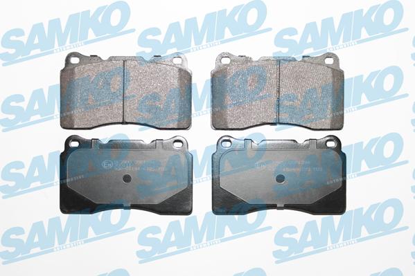 Samko 5SP1394 - Комплект спирачно феродо, дискови спирачки vvparts.bg