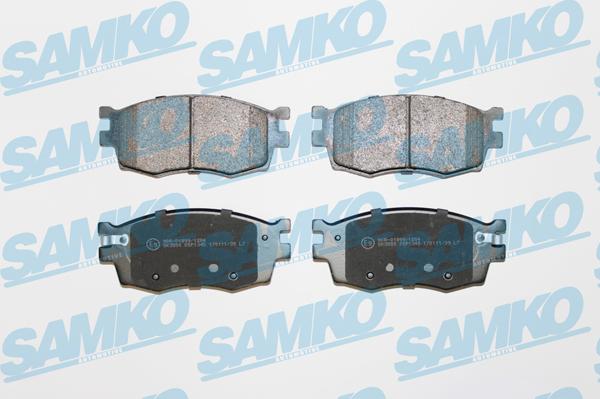 Samko 5SP1345 - Комплект спирачно феродо, дискови спирачки vvparts.bg