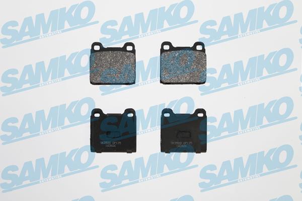 Samko 5SP135 - Комплект спирачно феродо, дискови спирачки vvparts.bg