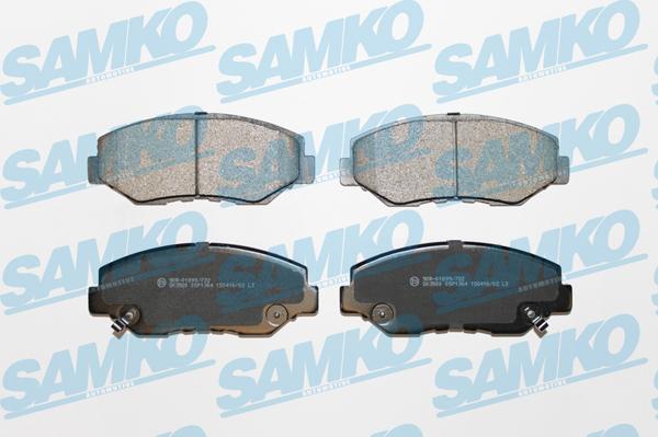 Samko 5SP1364 - Комплект спирачно феродо, дискови спирачки vvparts.bg