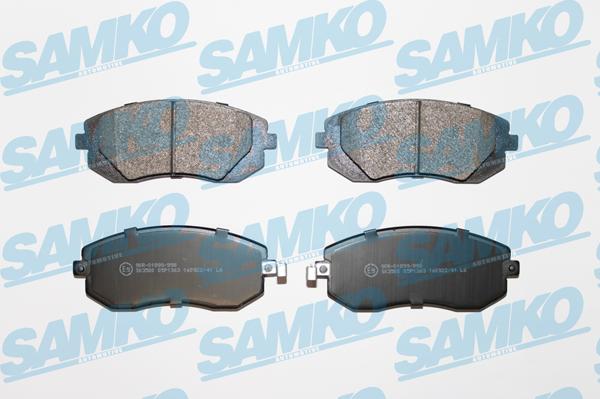 Samko 5SP1363 - Комплект спирачно феродо, дискови спирачки vvparts.bg