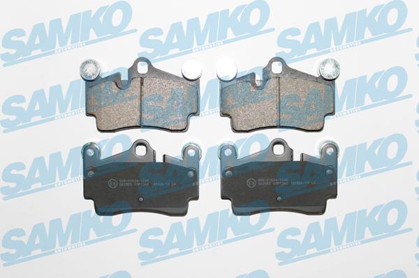 Samko 5SP1362 - Комплект спирачно феродо, дискови спирачки vvparts.bg