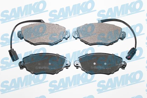 Samko 5SP1302 - Комплект спирачно феродо, дискови спирачки vvparts.bg