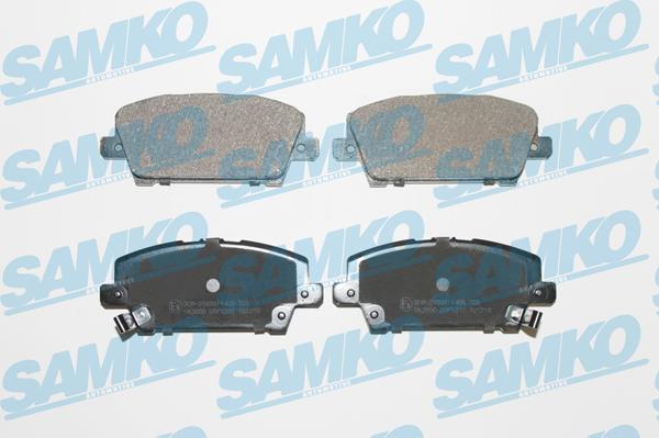 Samko 5SP1317 - Комплект спирачно феродо, дискови спирачки vvparts.bg