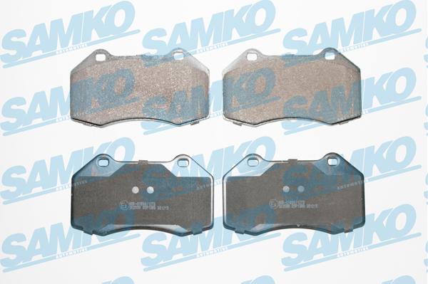 Samko 5SP1389 - Комплект спирачно феродо, дискови спирачки vvparts.bg