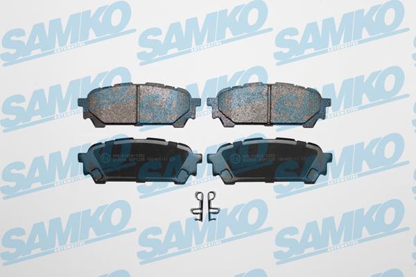 Samko 5SP1335 - Комплект спирачно феродо, дискови спирачки vvparts.bg