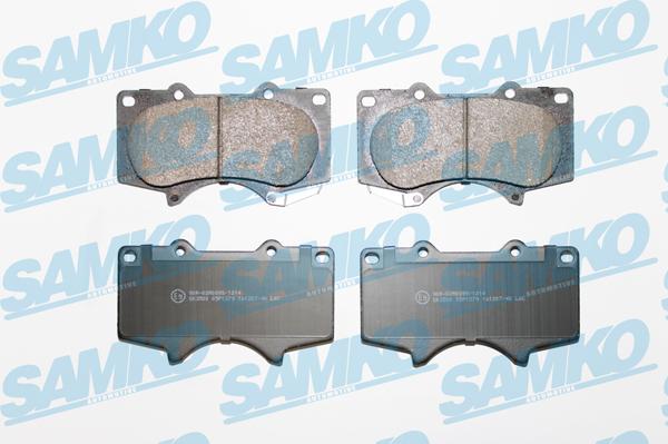 Samko 5SP1379 - Комплект спирачно феродо, дискови спирачки vvparts.bg