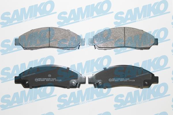 Samko 5SP1372 - Комплект спирачно феродо, дискови спирачки vvparts.bg