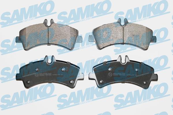 Samko 5SP1294 - Комплект спирачно феродо, дискови спирачки vvparts.bg