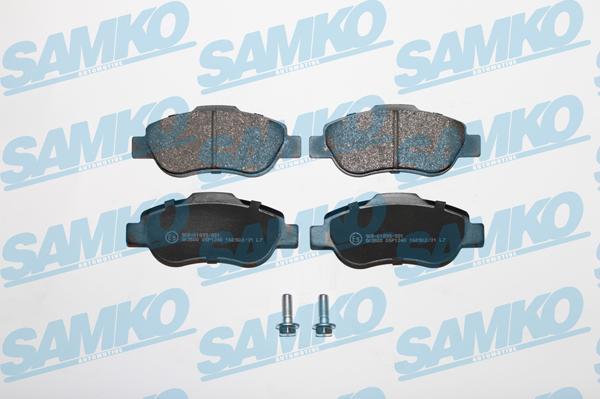 Samko 5SP1240 - Комплект спирачно феродо, дискови спирачки vvparts.bg