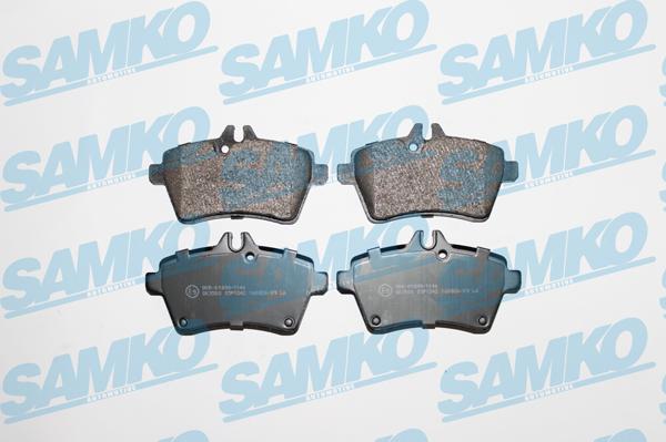 Samko 5SP1242 - Комплект спирачно феродо, дискови спирачки vvparts.bg