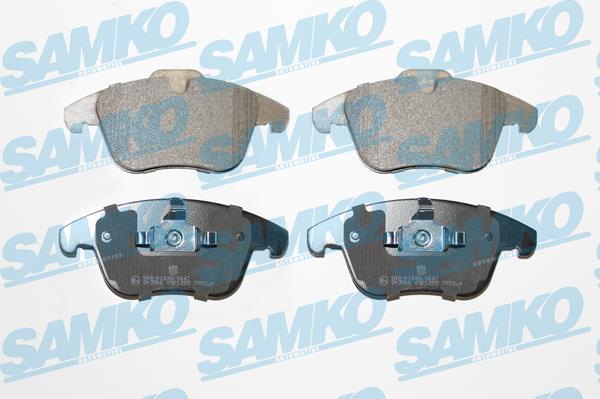 Samko 5SP1255 - Комплект спирачно феродо, дискови спирачки vvparts.bg