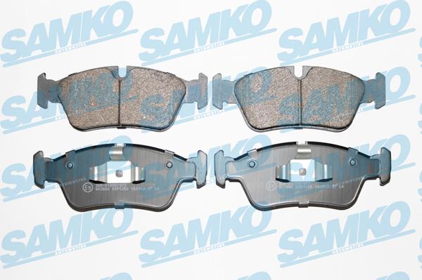 Samko 5SP1250 - Комплект спирачно феродо, дискови спирачки vvparts.bg