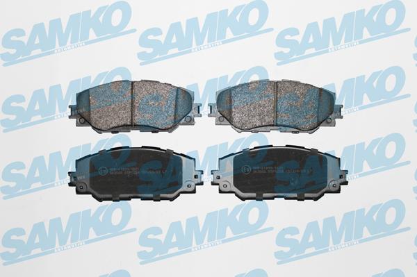 Samko 5SP1258 - Комплект спирачно феродо, дискови спирачки vvparts.bg