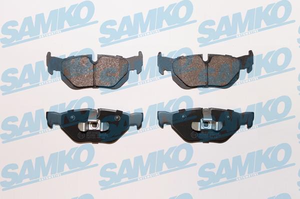 Samko 5SP1252 - Комплект спирачно феродо, дискови спирачки vvparts.bg